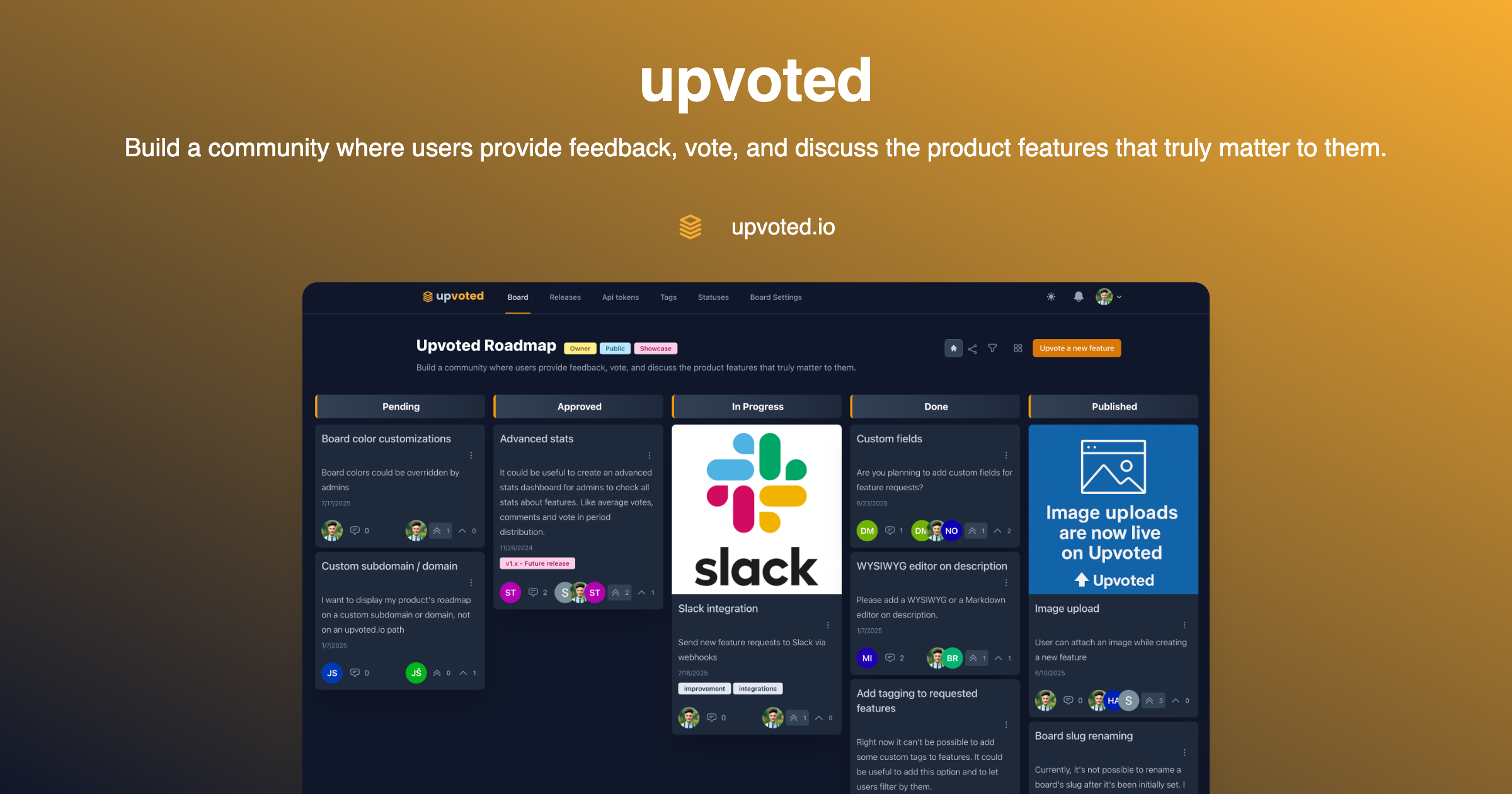 Upvoted logo